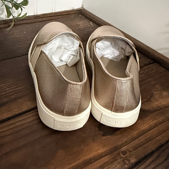 Vince Blair Champagne Women’s Slip-On Sneakers